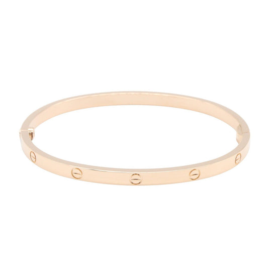 CARTIER Love Bracelet Small Pink Gold Size 16
