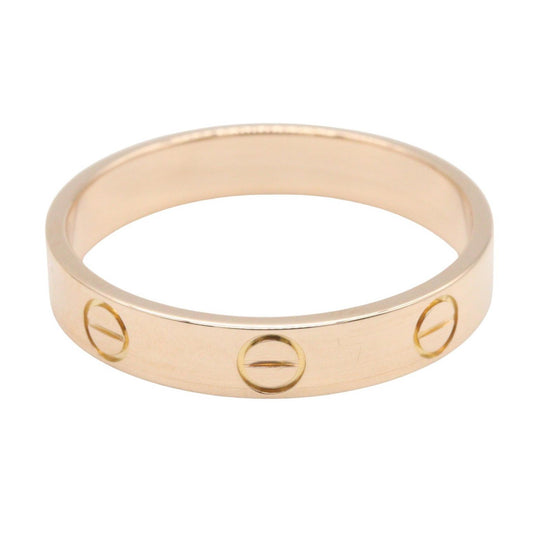 CARTIER Pink Gold Mini Love Ring Size JP 14.5