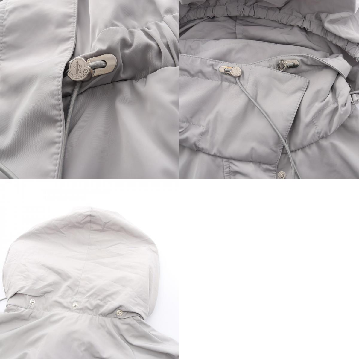 MONCLER MALACHITE Malachite Hooded Polyester Coat Size 2