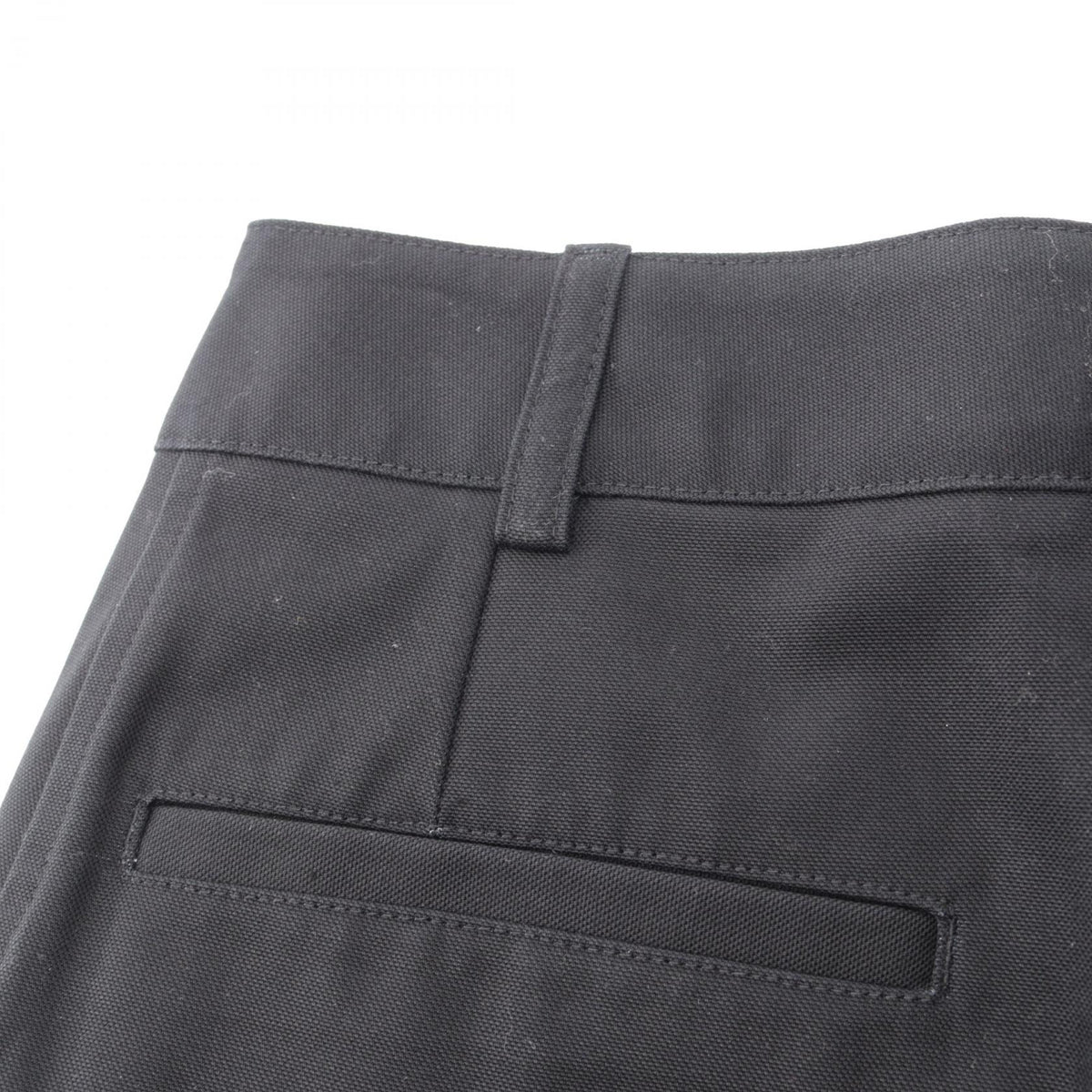 HERMES Black Cotton Pants Size 34
