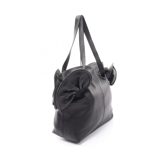 Valentino Garavani Leather Tote Bag Black