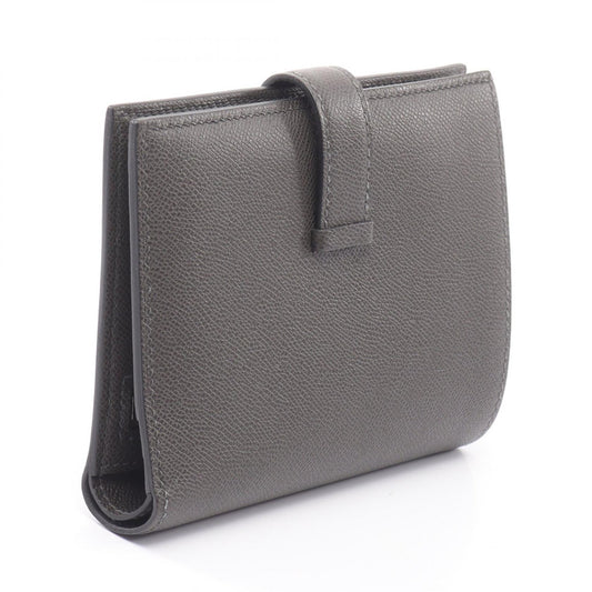 HERMES Bearn Compact Ardoise Madame Wallet