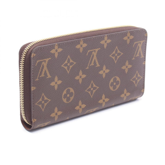 LOUIS VUITTON Brown Monogram Zippy Wallet