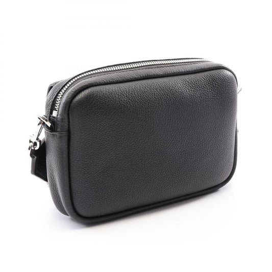 LOEWE Pebble Small Messenger Bag Black Leather