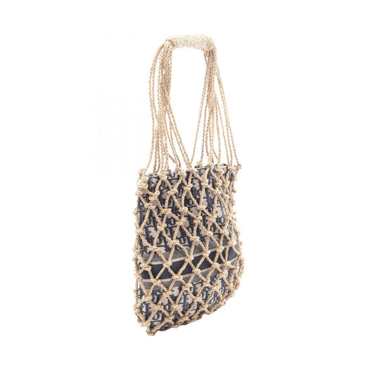 Dior Oblique Nylon Fabric Handle Bag