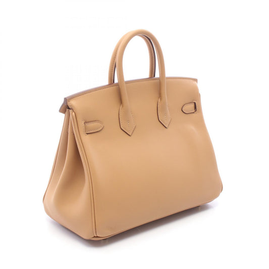 HERMES Birkin 25 Brown Veau Handle Bag