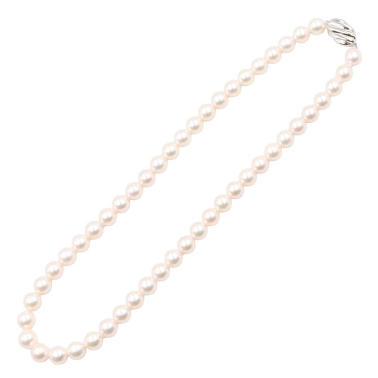 JEWELRY Pearl Silver Necklace Silver/White