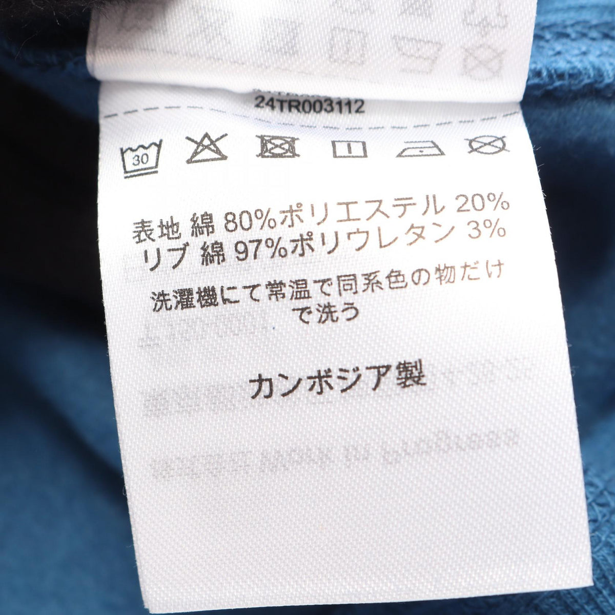 Carhartt WIP Hooded American Script Sweat Hoodie Blue Size L