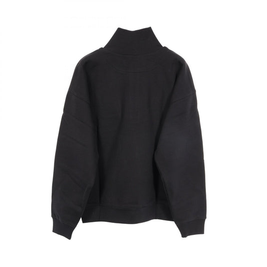 MAISON KITSUNE BABY FOX HALF ZIPPED SWEATSHIRT Black Size L