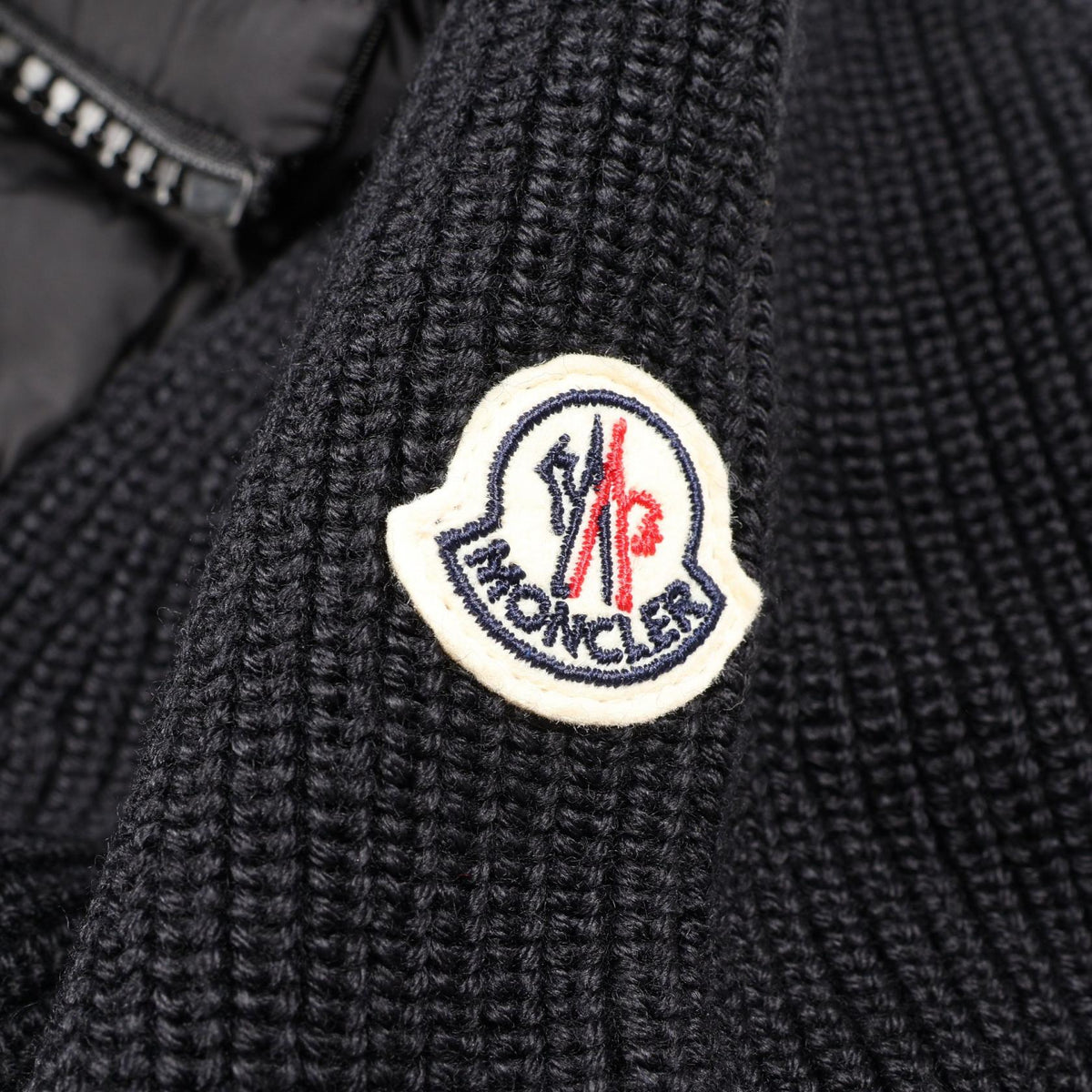 MONCLER CARDIGAN Panelled Hooded Down Jacket Size XL