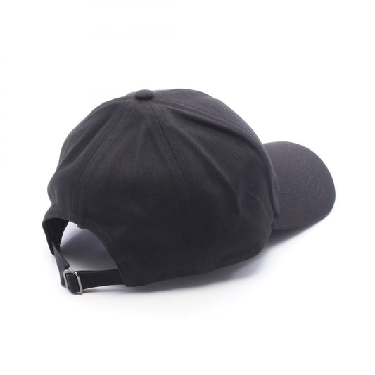 MONCLER Logo Cotton Hat Black Size ONE SIZE