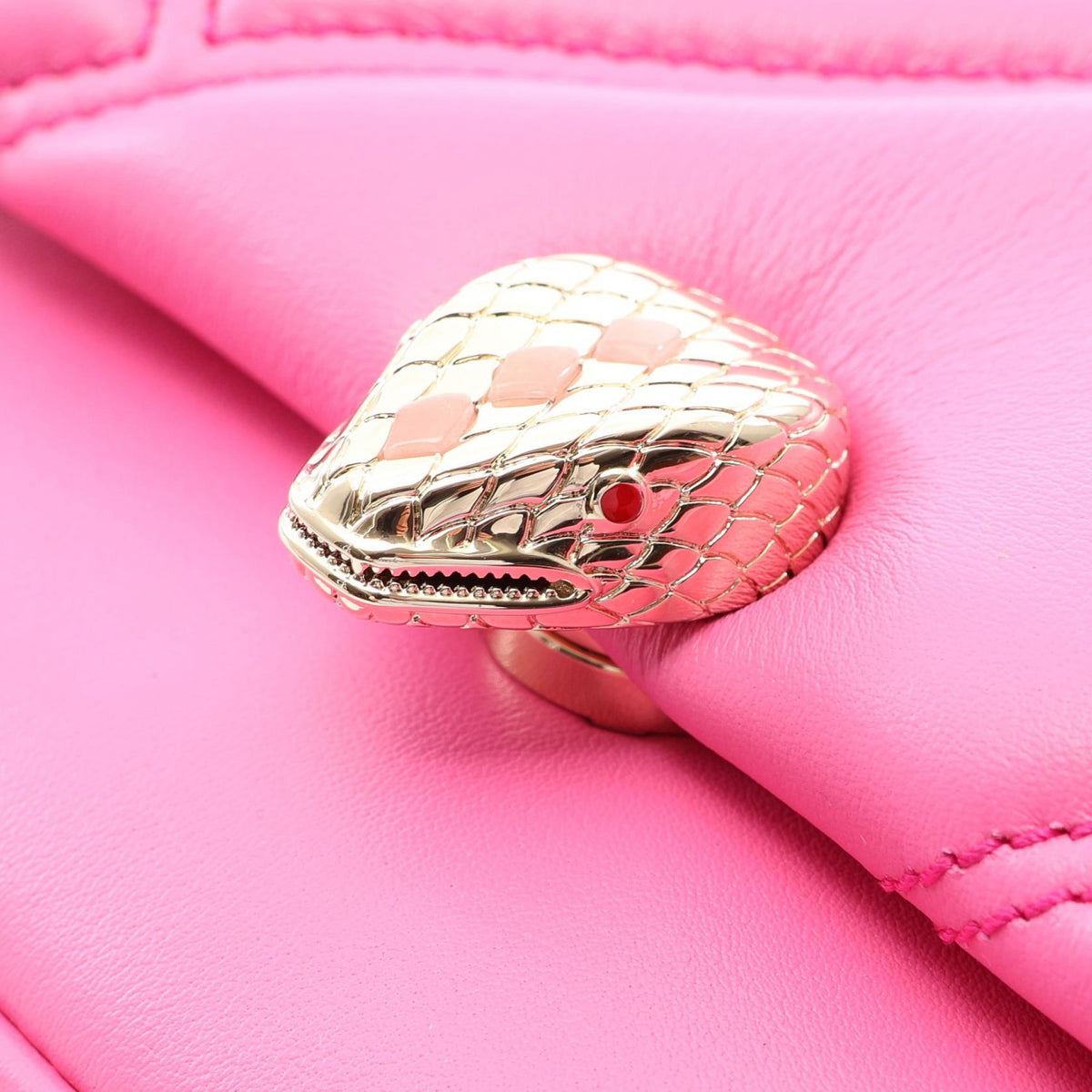 BVLGARI Serpenti Cabochon Mini Handle Bag