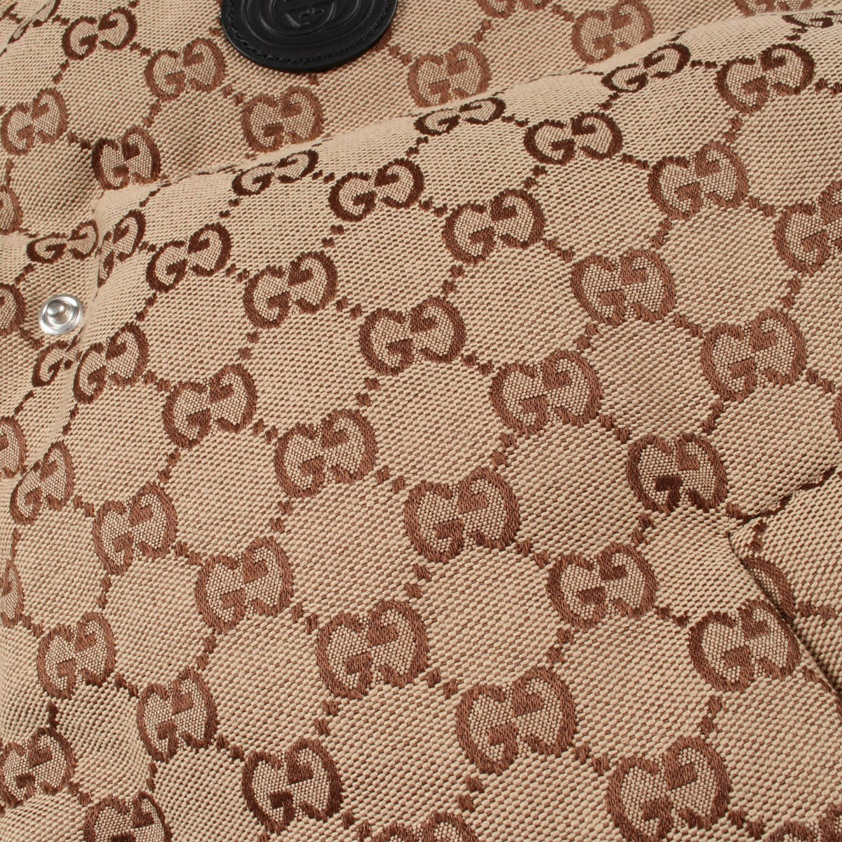 GUCCI GG Canvas Panel Down Vest Size 38