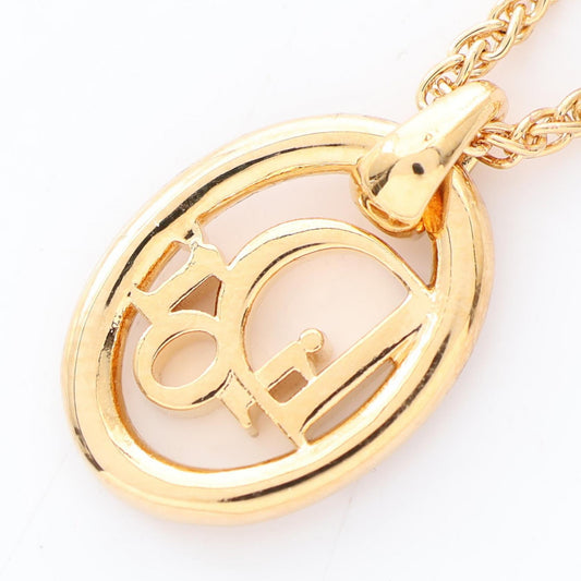 Christian Dior Oblique GP Necklace Gold
