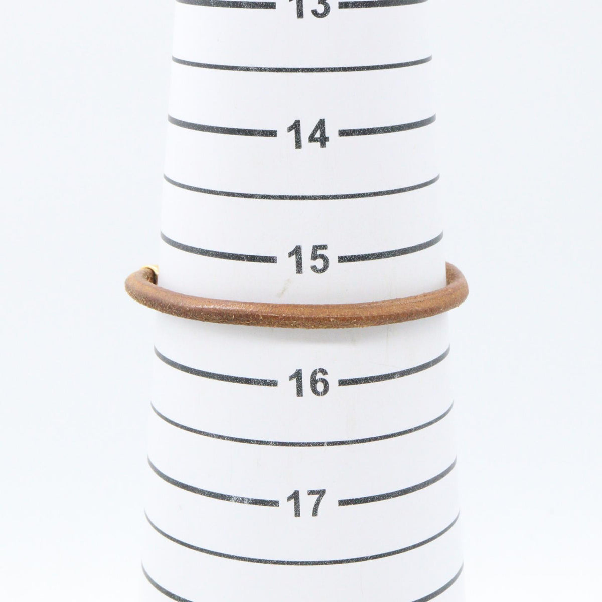 HERMES Jumbo Gold Plated Leather Bracelet