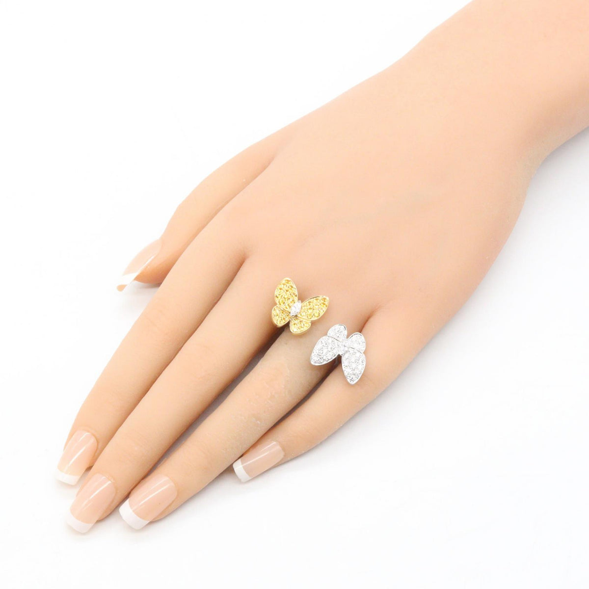 Van Cleef & Arpels Du Papillon Entre K18 Ring Size JP 12.5