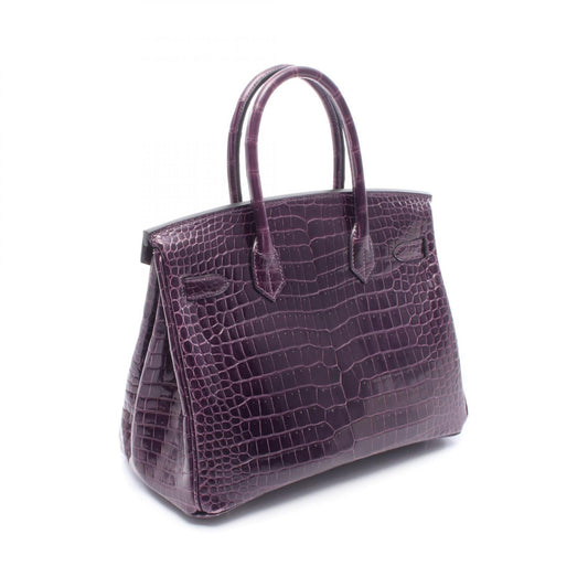 HERMES Birkin 30 Amethyst Handle Bag