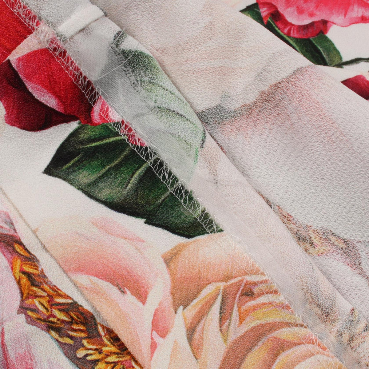 DOLCE & GABBANA Floral Rayon Pants Size 50