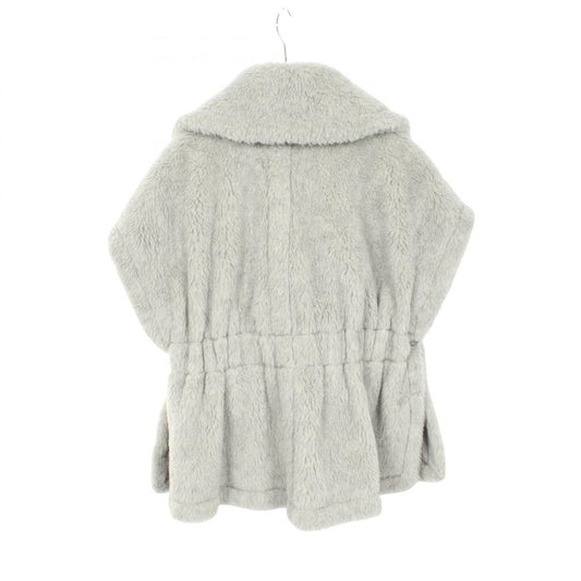 MAX MARA Teddy Bear Wool Alpaca Cape Size SM