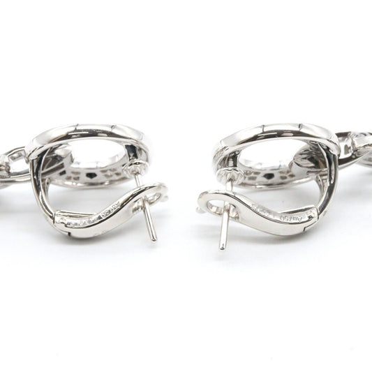 CARTIER Panthere Diamond K18WG Earrings