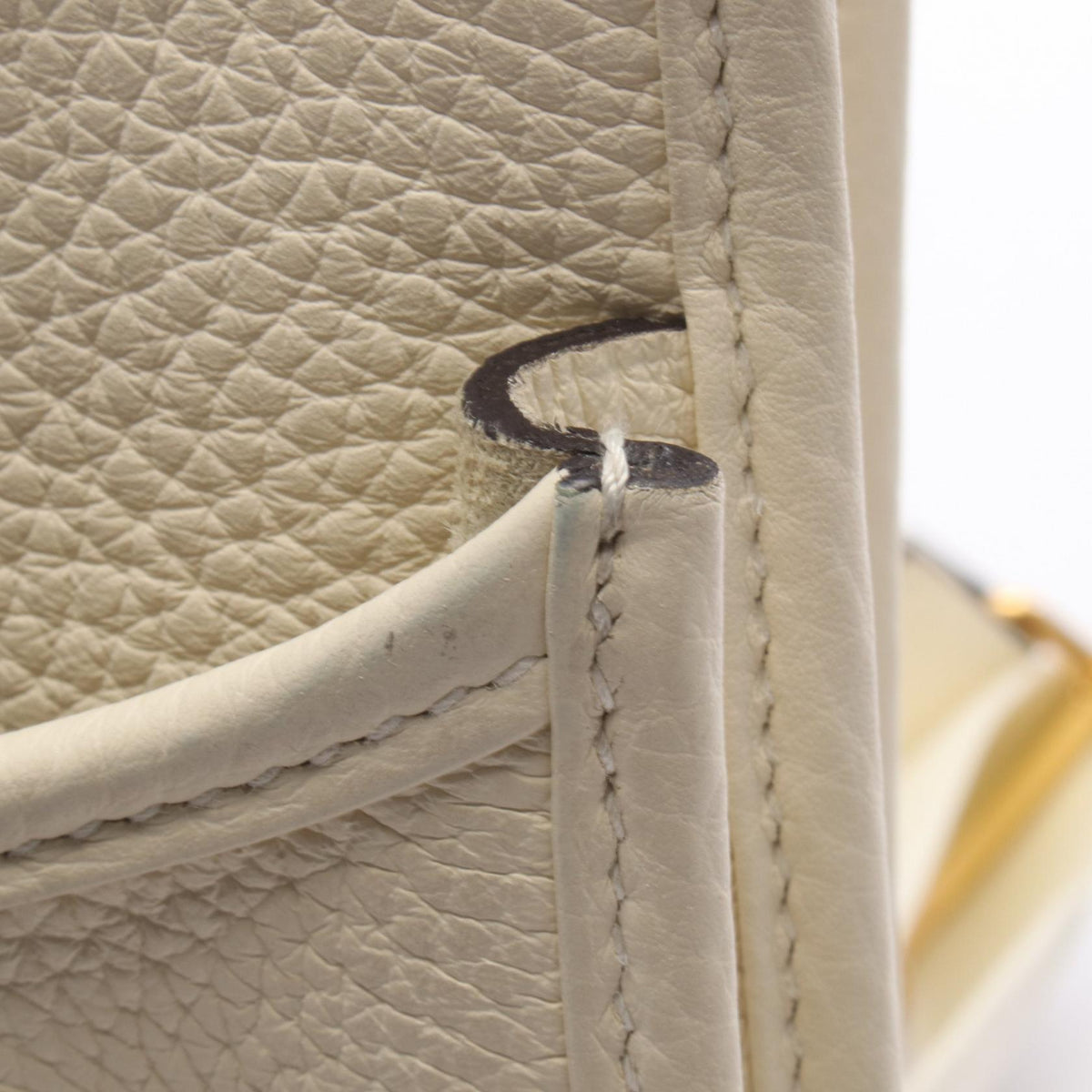 HERMES Evelyne 23 Crème Shoulder Bag