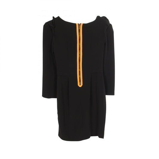 ARMANI EXCHANGE Black Long Sleeve Ruffle Dress Size 2