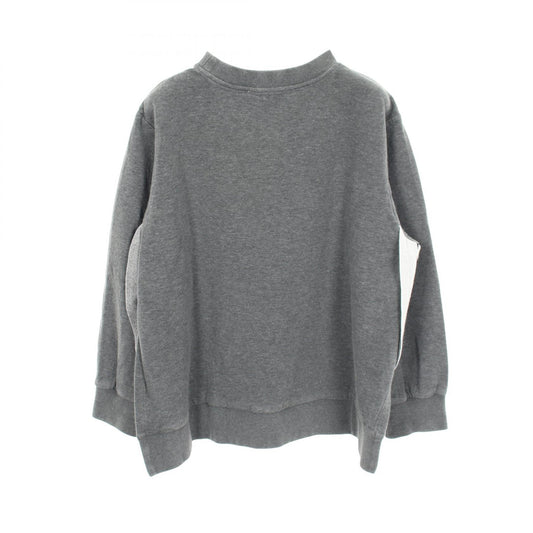 Stella McCartney Side Logo Cotton Sweatshirt Gray Size 34