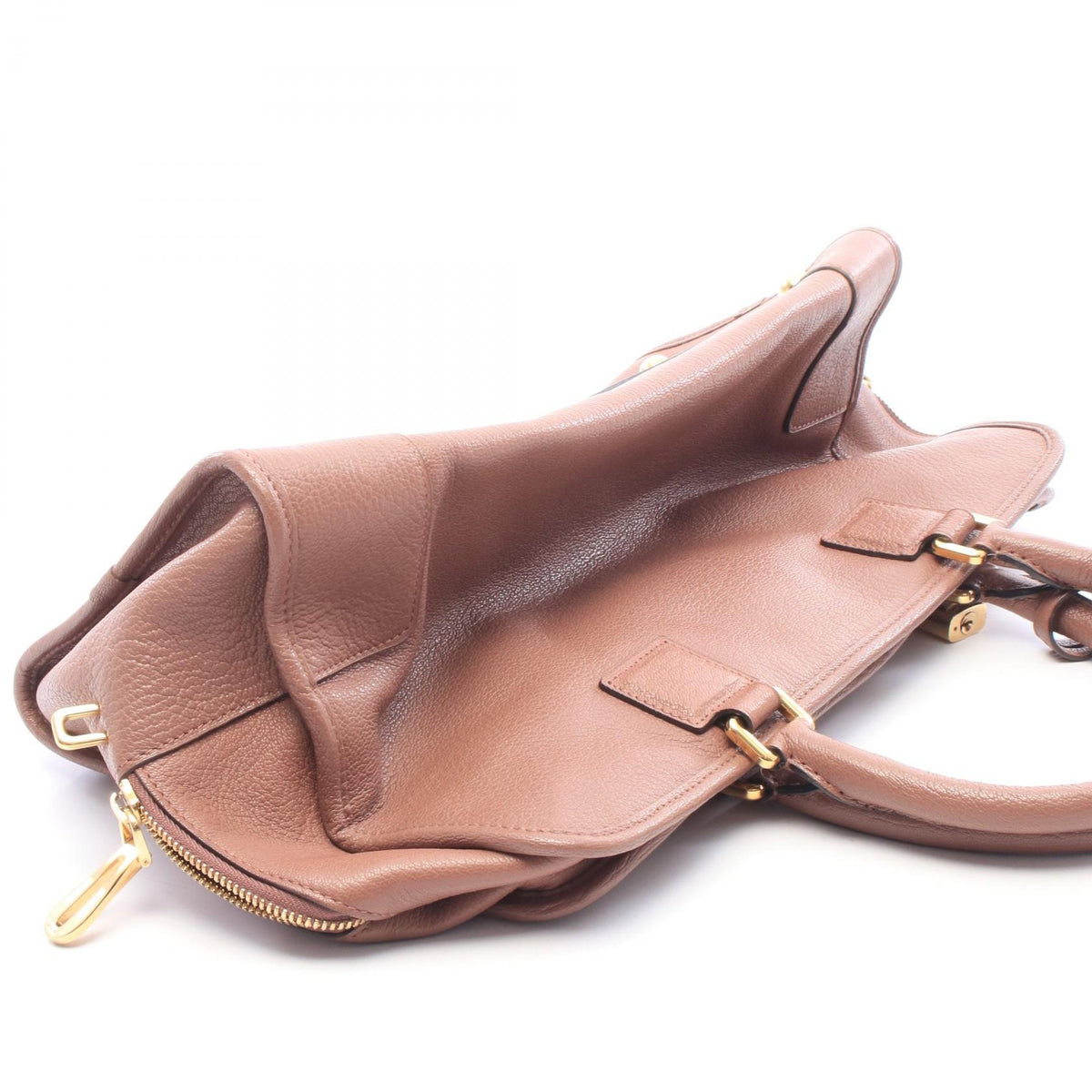 LOEWE Amazona 36 Leather Handle Bag Pink