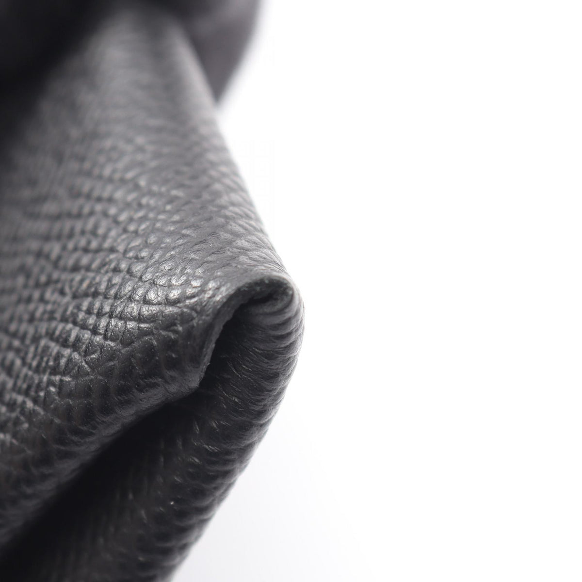 HERMES Bastia Veau Epsom Case Black