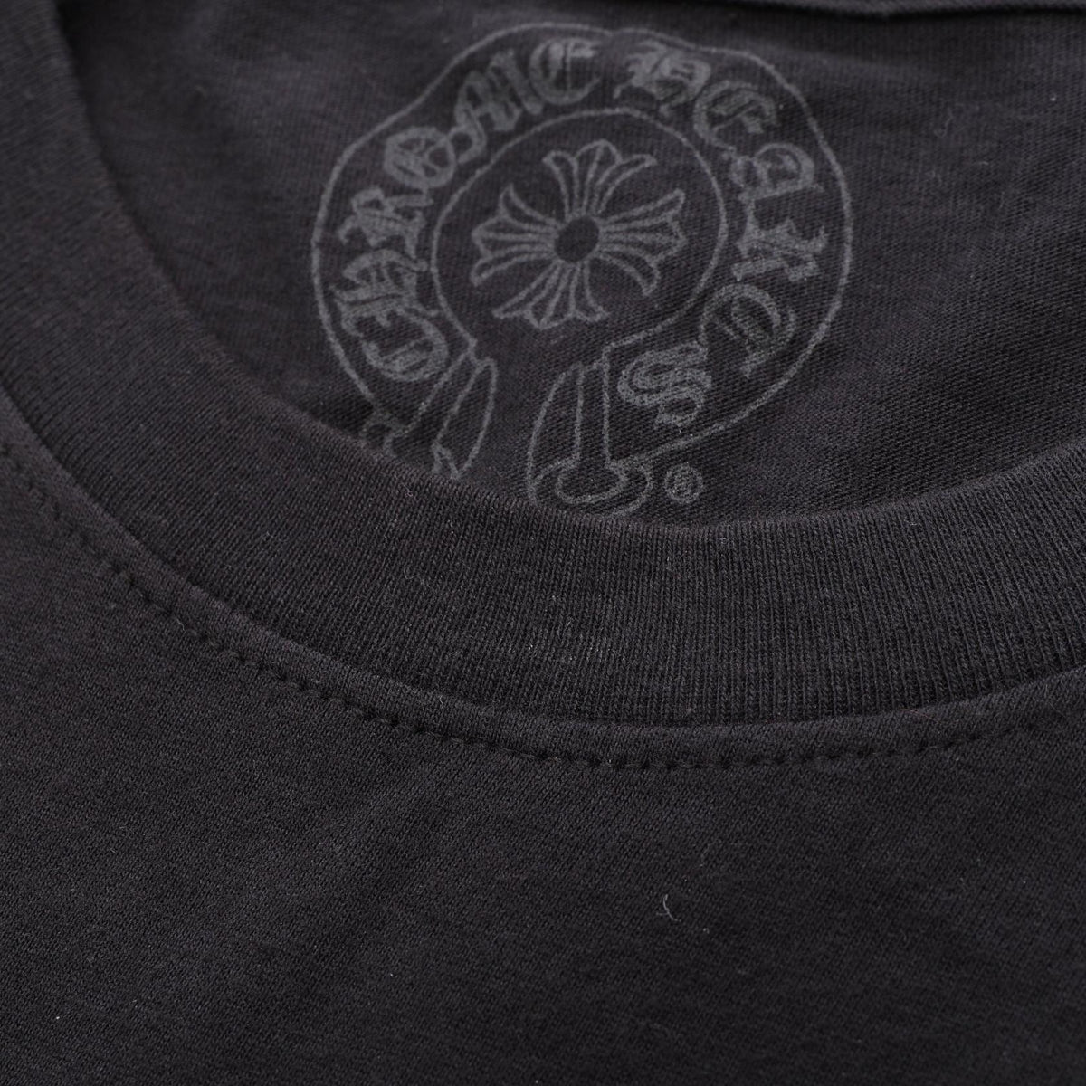 CHROME HEARTS Scroll Label T-Shirt Size L