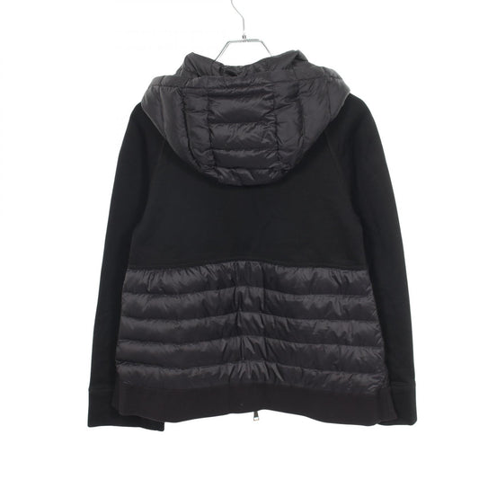 MONCLER Hooded Paneled Down Jacket Black Size XS