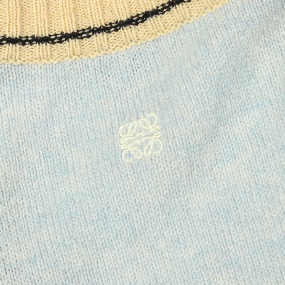 LOEWE Anagram Embroidered Wool Long Cardigan Size S