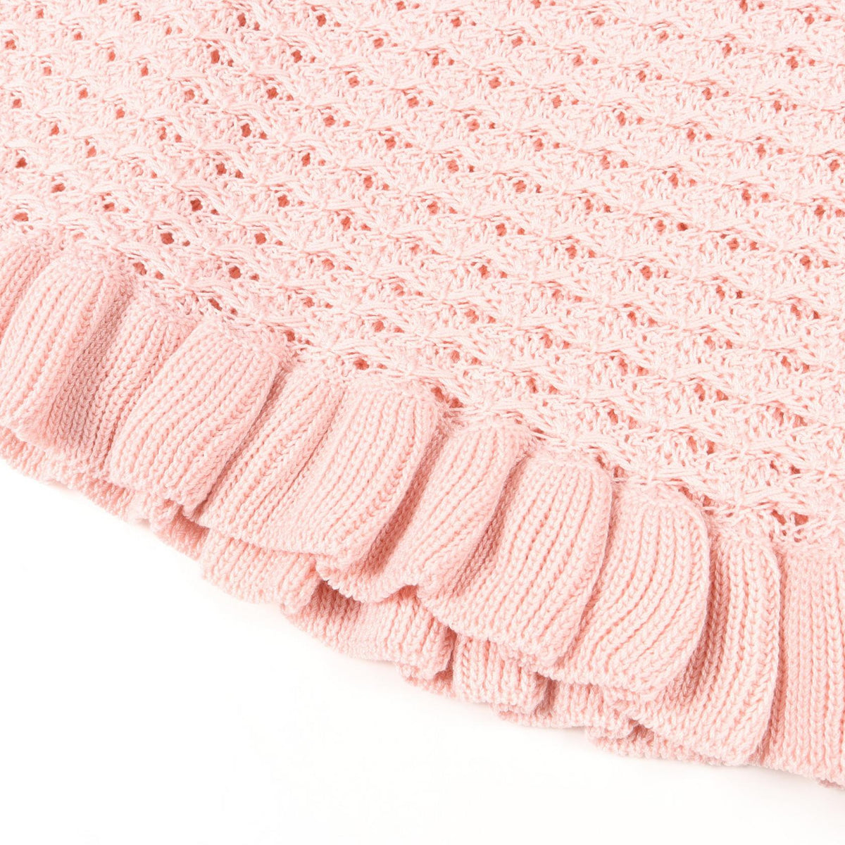 Dior Dioriviera Pink Ruffle Knit Midi Skirt Size 34