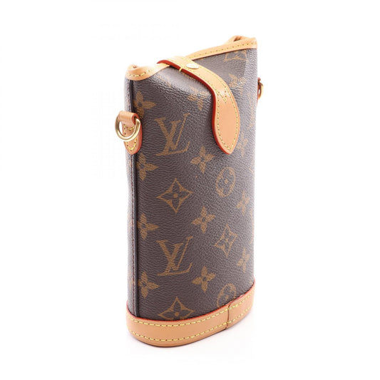 LOUIS VUITTON Fold Me Pouch Bag Brown