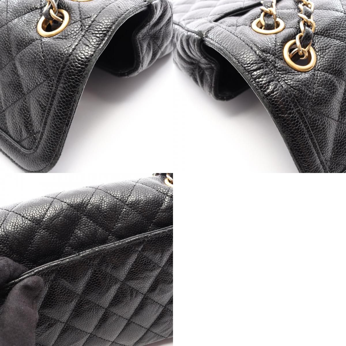 CHANEL Matelasse Caviar Skin Bag, Black