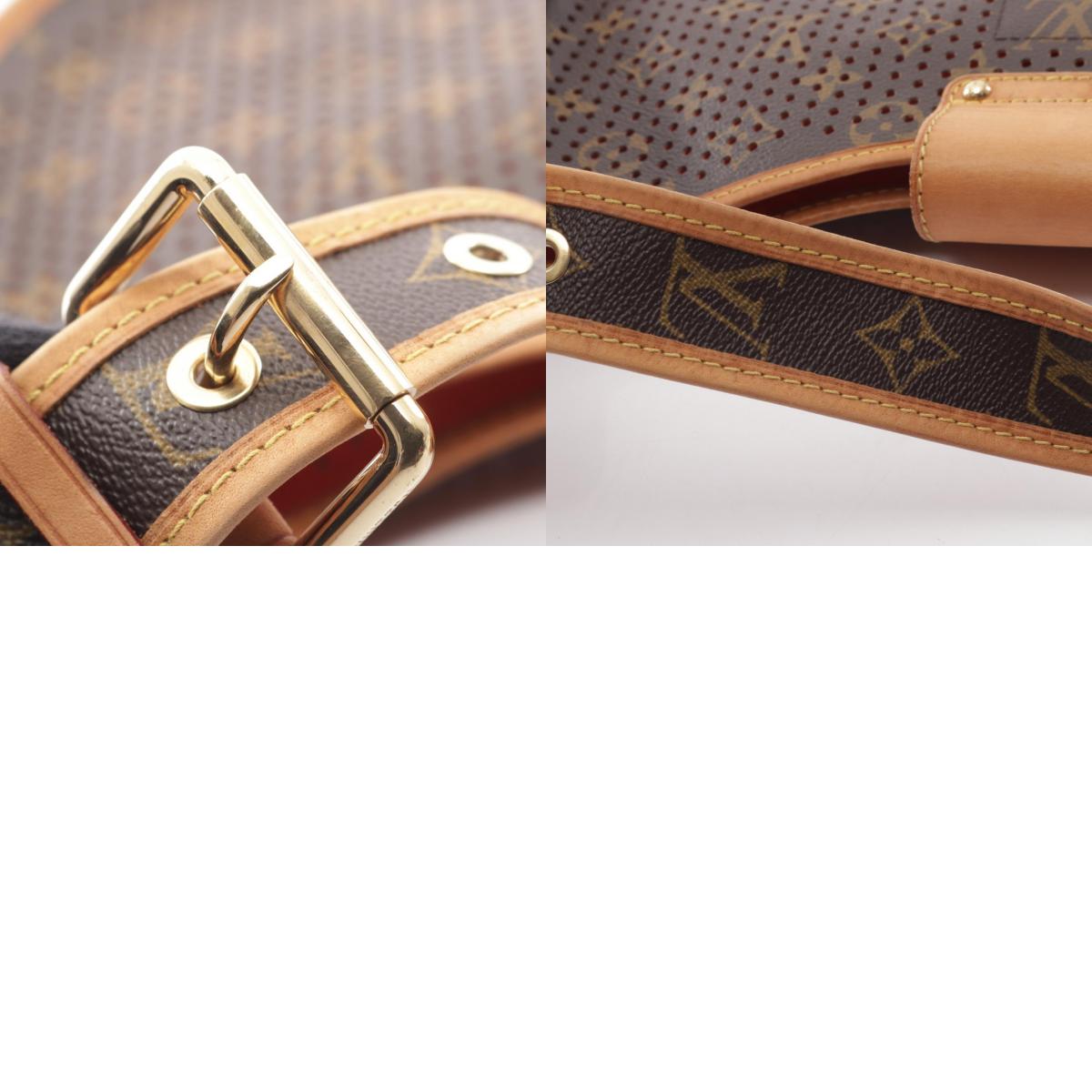 LOUIS VUITTON Monogram Perfo PVC Bag Brown