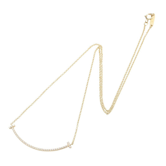 TIFFANY&CO T Smile Small Gold Necklace