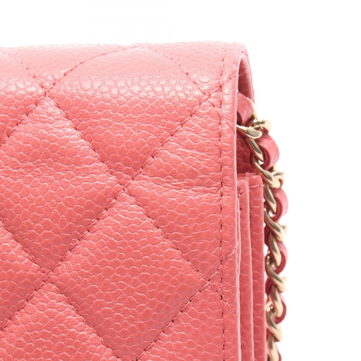 CHANEL Matelasse Caviar Skin Bag Pink