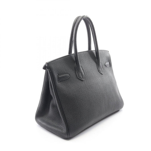 HERMES Birkin 30 Togo Leather Silver HW Handbag