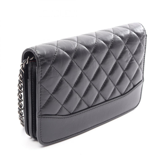 CHANEL Gabrielle de Leather Gold HW Shoulder Bag