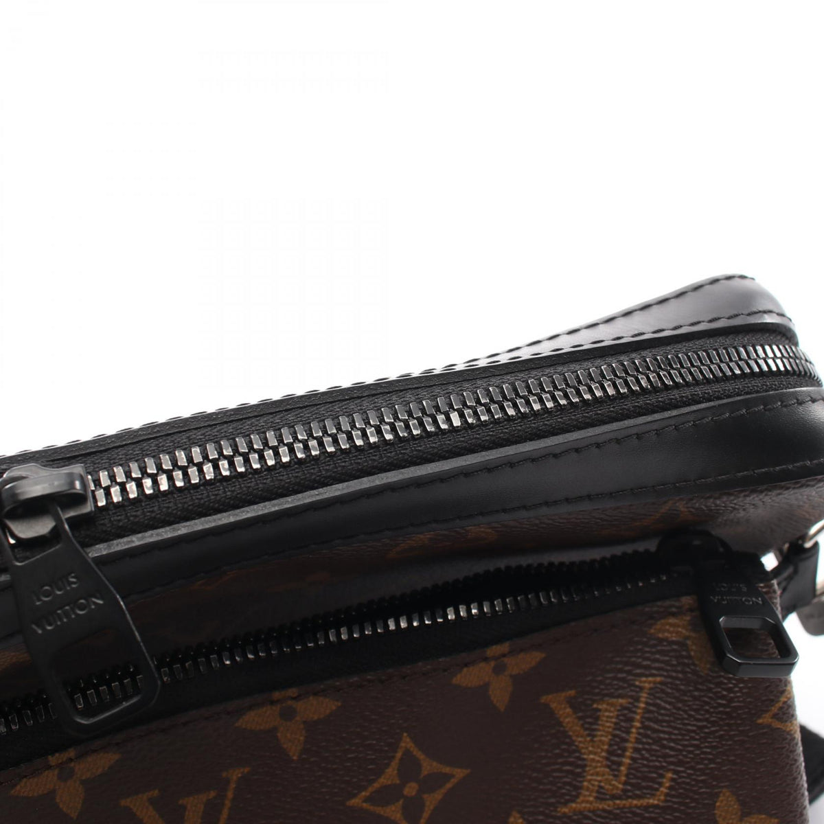 LOUIS VUITTON Trio Messenger Monogram Macassar Bag Brown