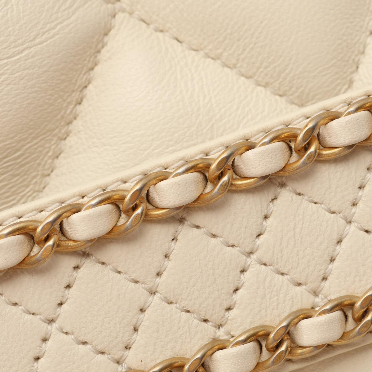 CHANEL Matelasse Drawstring Shoulder Bag