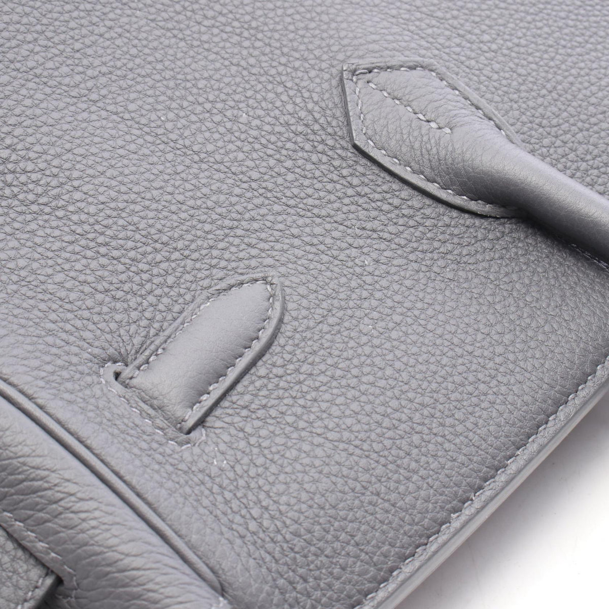 HERMES Birkin 35 Ardoise Togo Silver HW Handbag