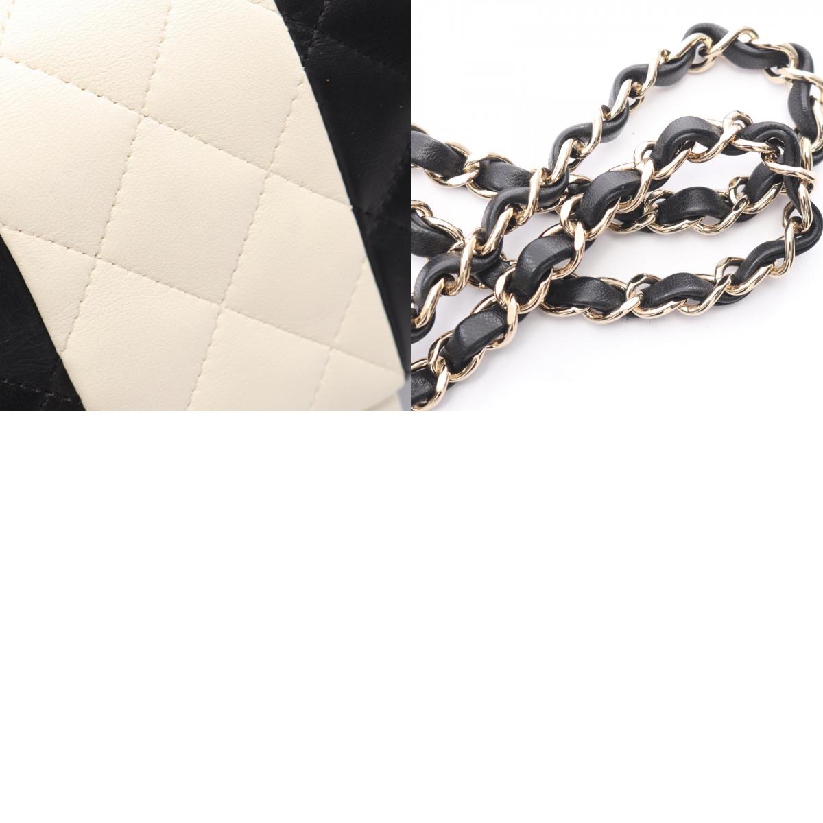 CHANEL Black Lambskin Shoulder Bag