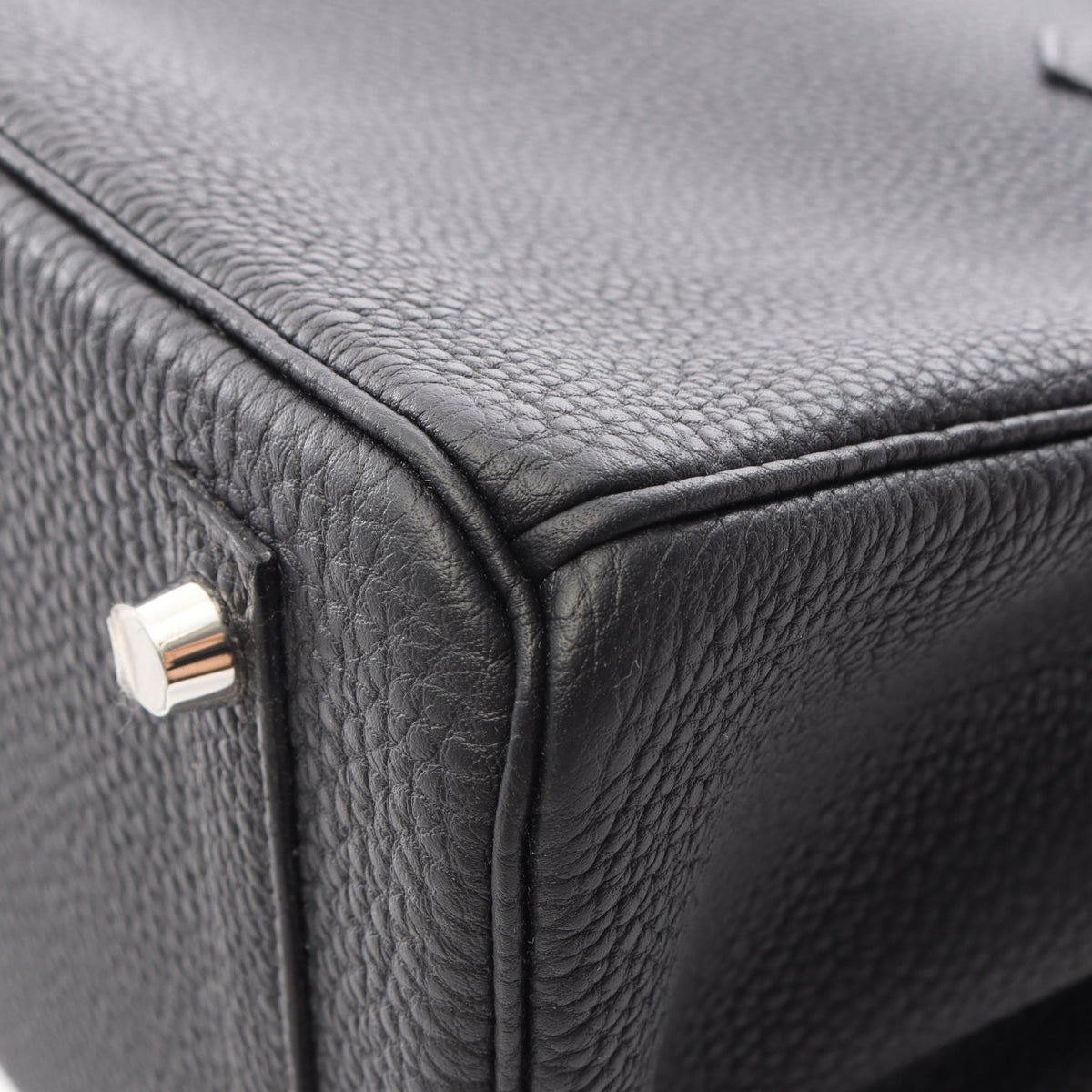 HERMES Birkin 30 Togo Leather Bag Black