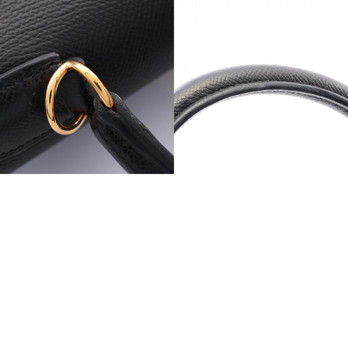 HERMES Kelly 28 Sellier Leather Handbag