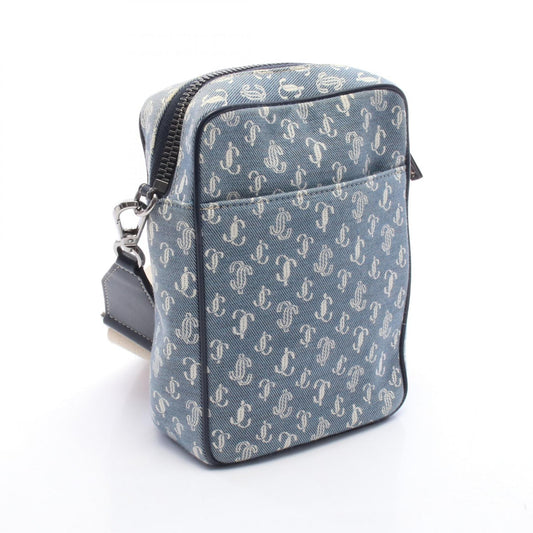 JIMMY CHOO Kimi Camera Canvas Bag Blue