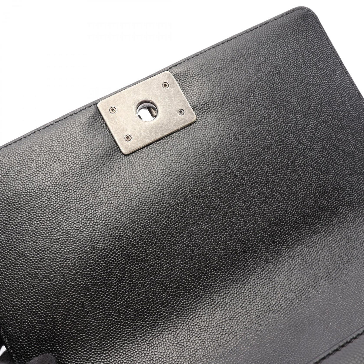 CHANEL Boy Chanel Caviar Skin Bag Black