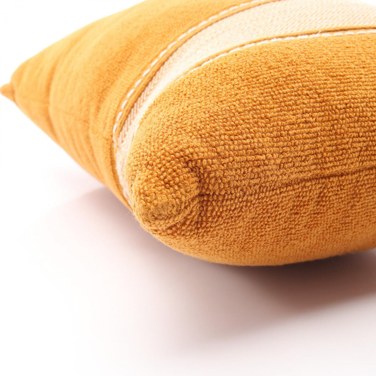HERMES Yachting Beach Cushion Cotton Brown