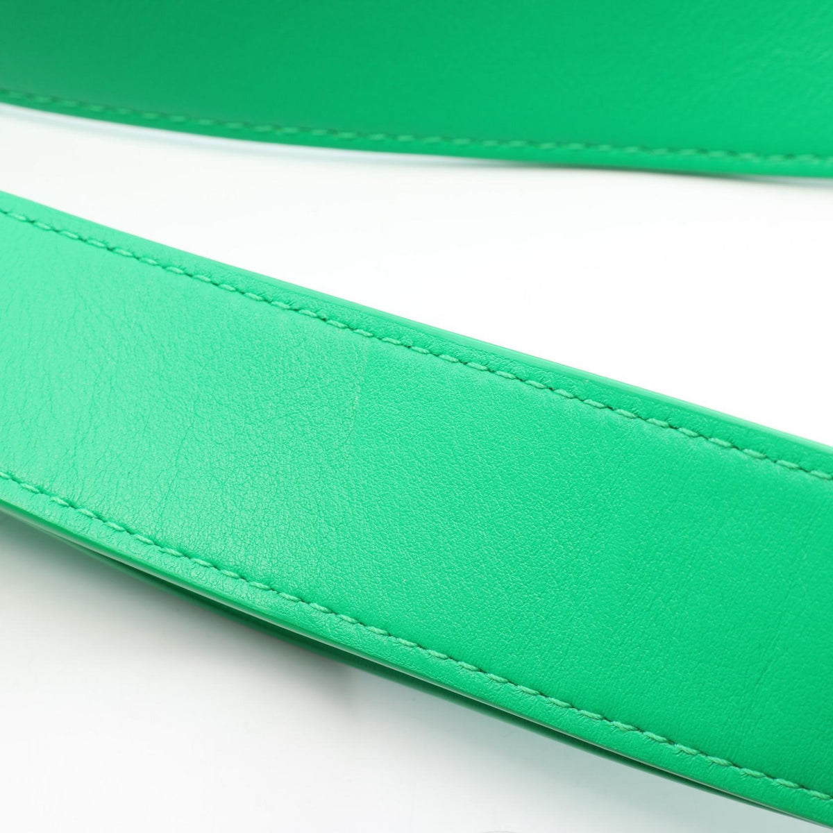 BOTTEGA VENETA Intrecciato Rubber Leather Bag Green